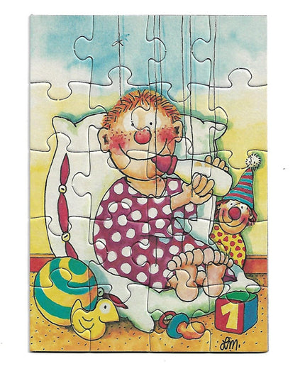 Jigsaw Greeting Card (20 pieces) - Baby Boy (02-117)