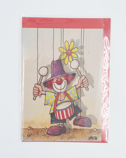 Greeting card drummer (02-301)