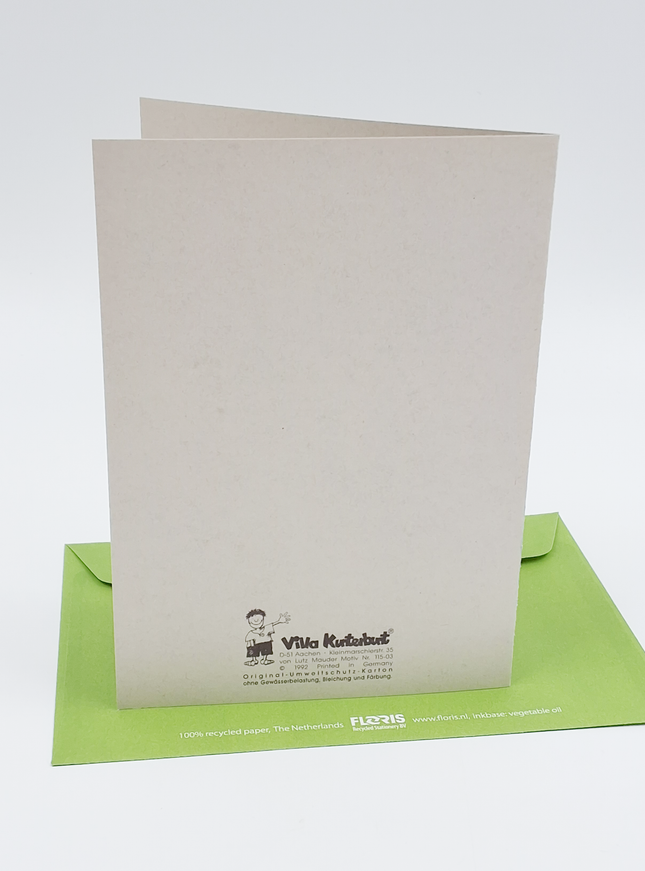 Wenskaart baby zetel (02-303)