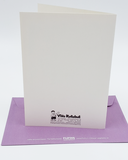 Greeting card clown rose (02-305)