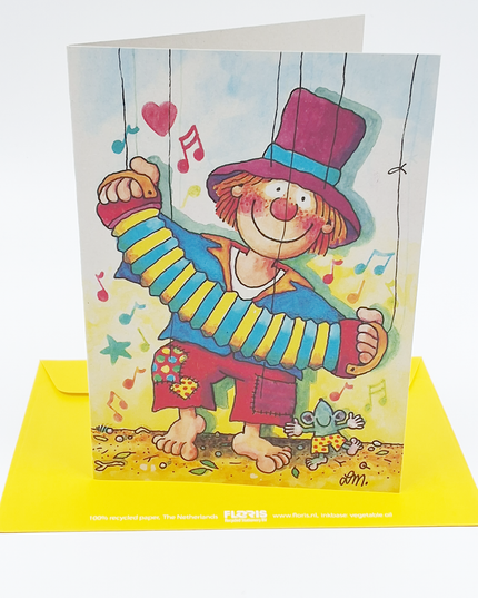Accordion greeting card (02-307)