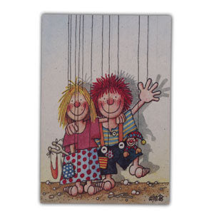 Wenskaart jongen & meisje (02-310)
