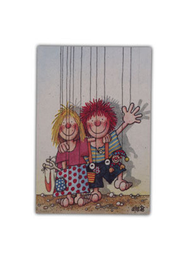 Wenskaart jongen & meisje (02-310)