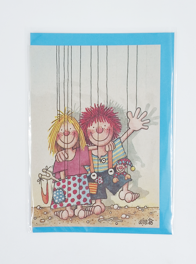 Wenskaart jongen & meisje (02-310)