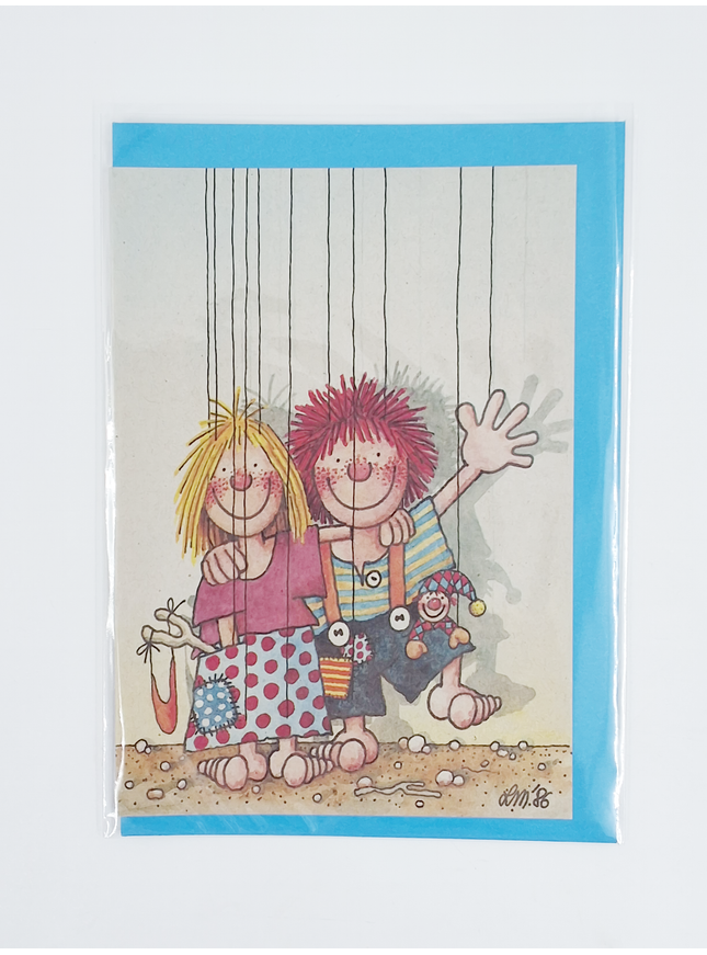 Wenskaart jongen & meisje (02-310)