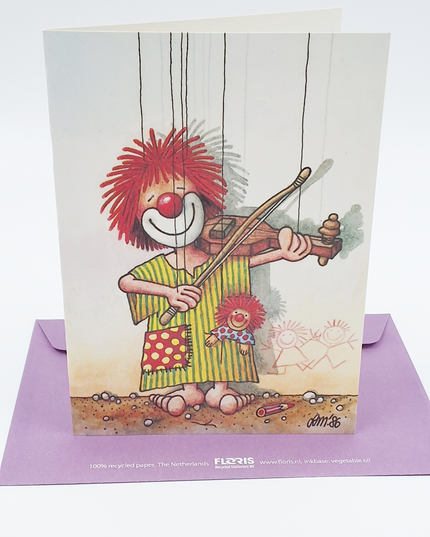 Wenskaart viool (02-311)