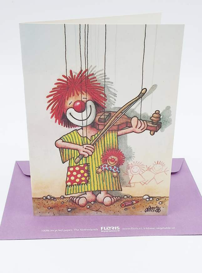 Wenskaart viool (02-311)