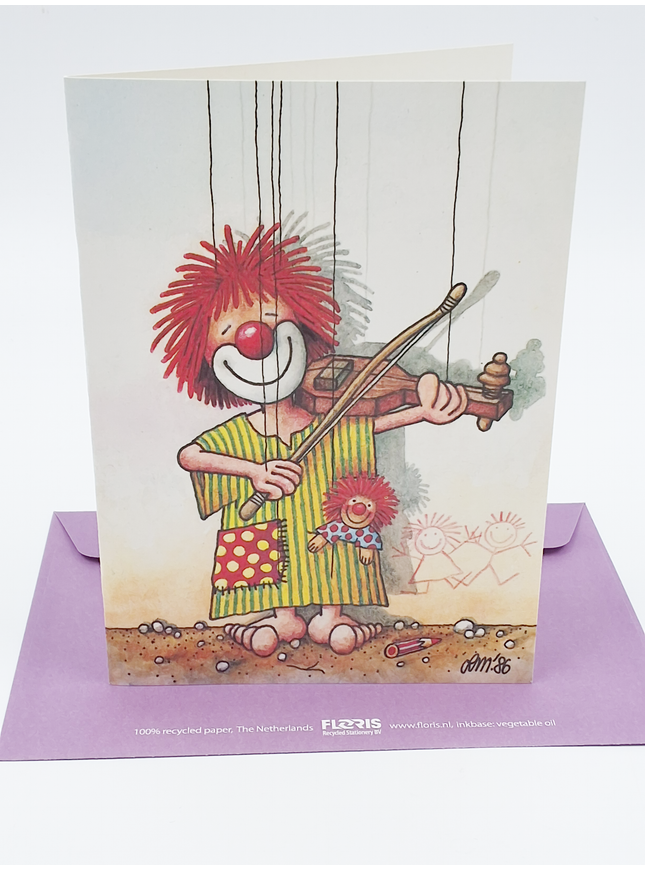 Wenskaart viool (02-311)