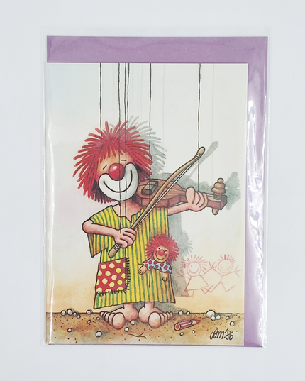 Wenskaart viool (02-311)