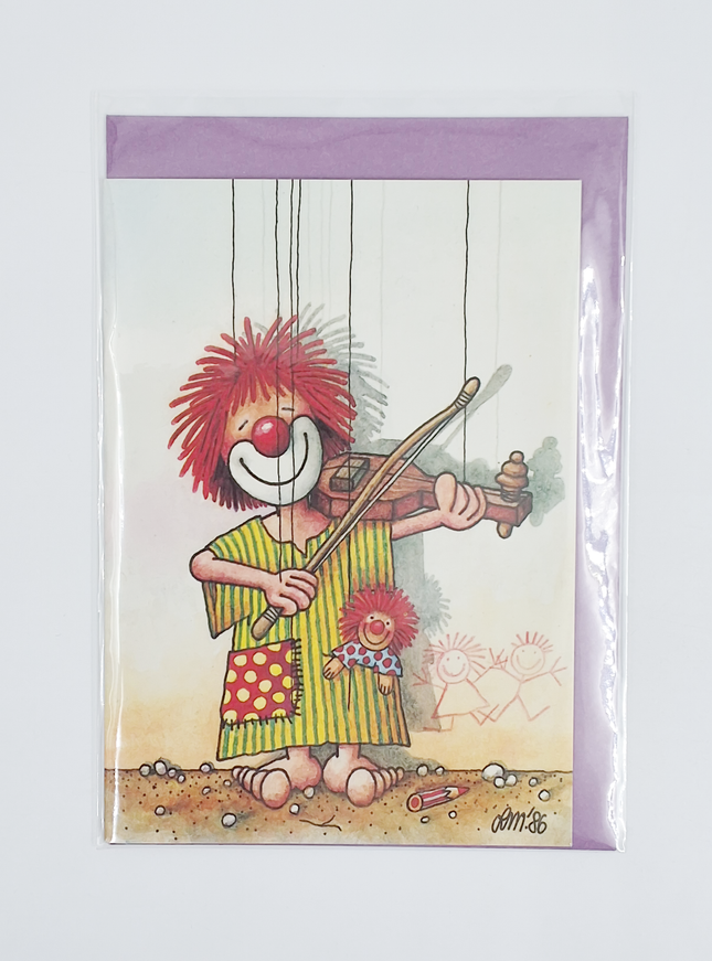 Wenskaart viool (02-311)
