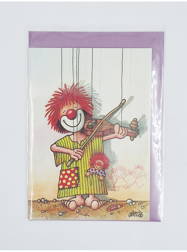 Wenskaart viool (02-311)