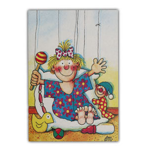 Wenskaart baby meisje (02-316)