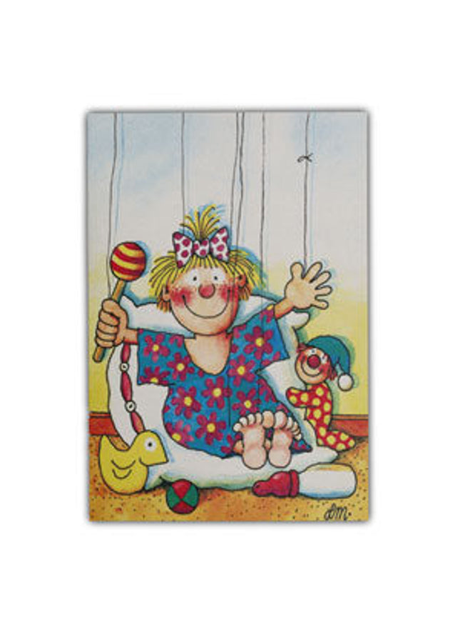 Wenskaart baby meisje (02-316)