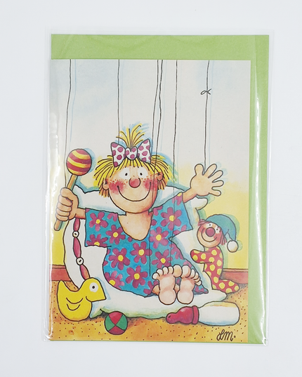 Wenskaart baby meisje (02-316)