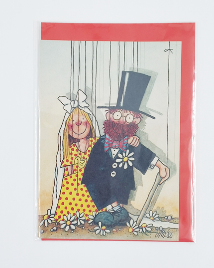 carte de vœux de mariage