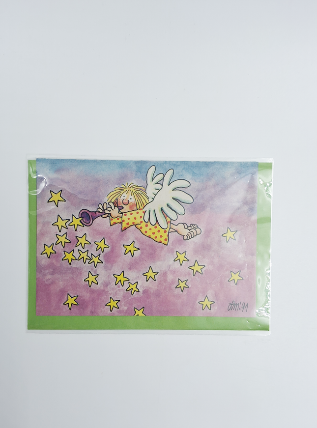 Wenskaart fluit (02-372)