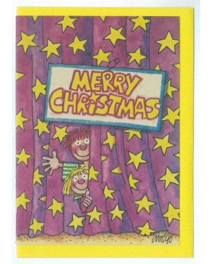 Wenskaart merry christmas (02-381)