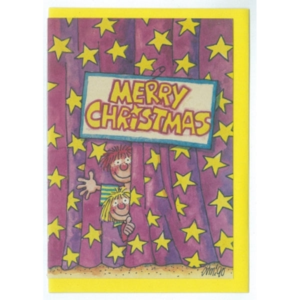 Wenskaart merry christmas (02-381)