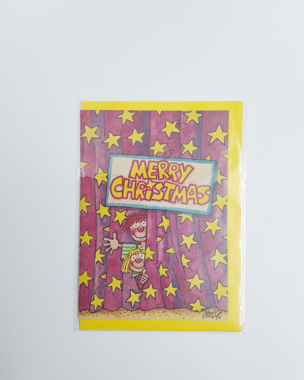 Wenskaart merry christmas (02-381)