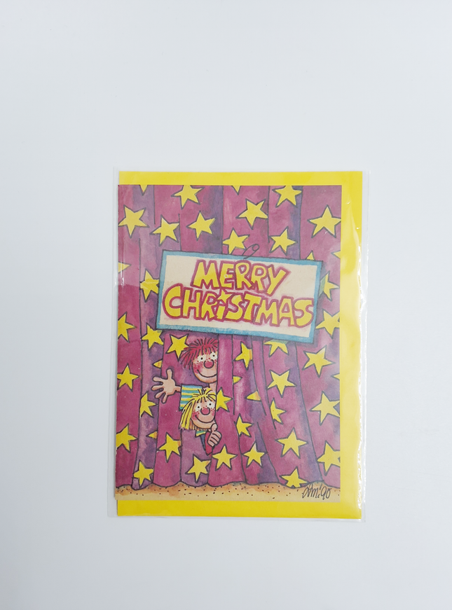 Wenskaart merry christmas (02-381)