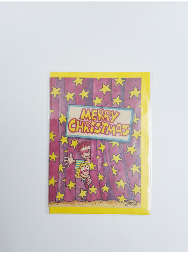 Wenskaart merry christmas (02-381)
