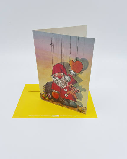 Wenskaart kerstman (02-386)
