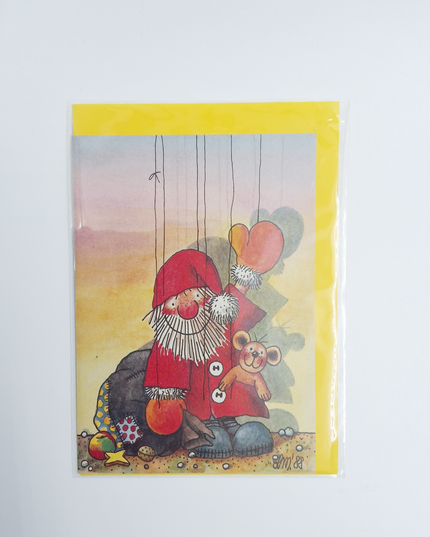 Wenskaart kerstman (02-386)