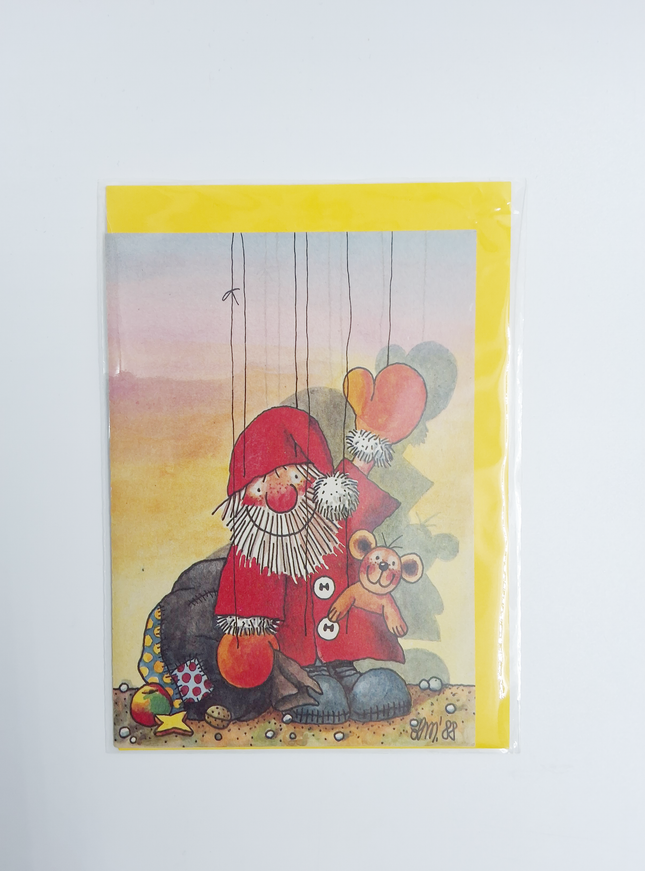 Wenskaart kerstman (02-386)