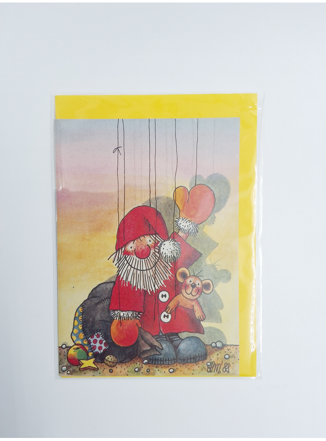 Wenskaart kerstman (02-386)