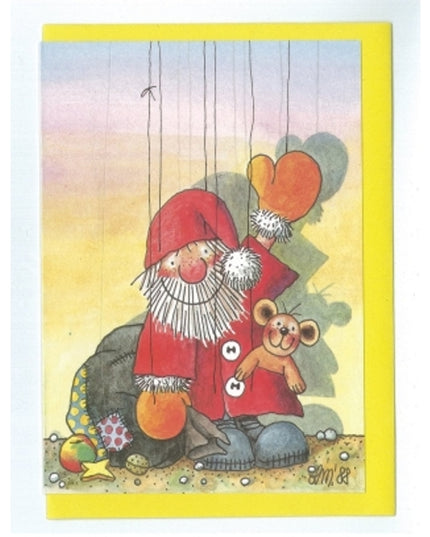 Wenskaart kerstman (02-386)