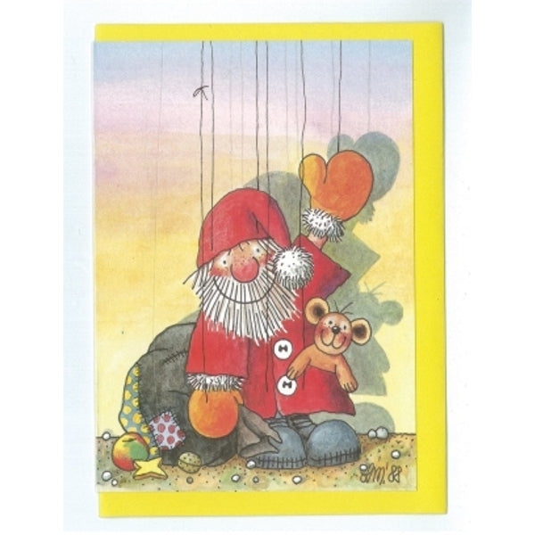 Wenskaart kerstman (02-386)