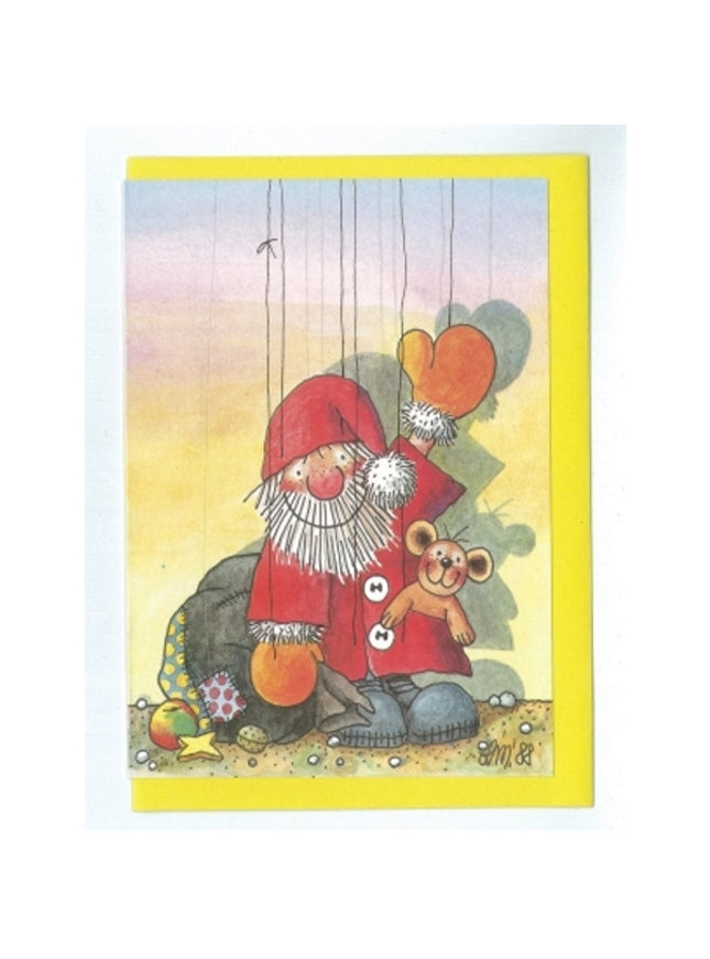 Wenskaart kerstman (02-386)