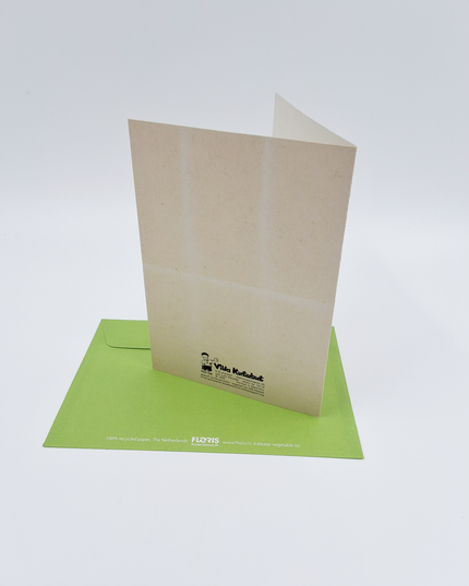 Rain shower greeting card