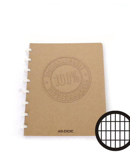 ADOC schrift BIO A5 - geruit 4x8 mm