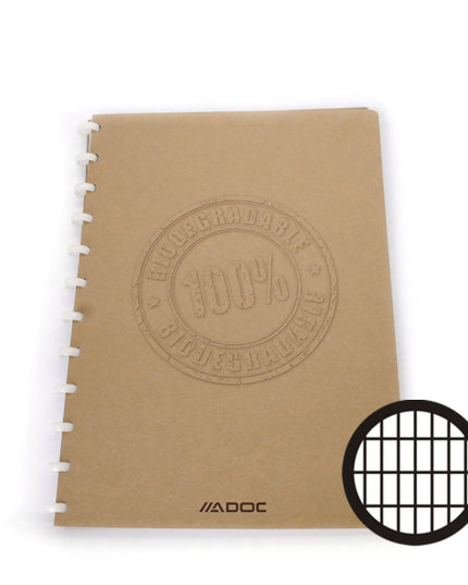ADOC schrift BIO A4 - geruit 4x8 mm