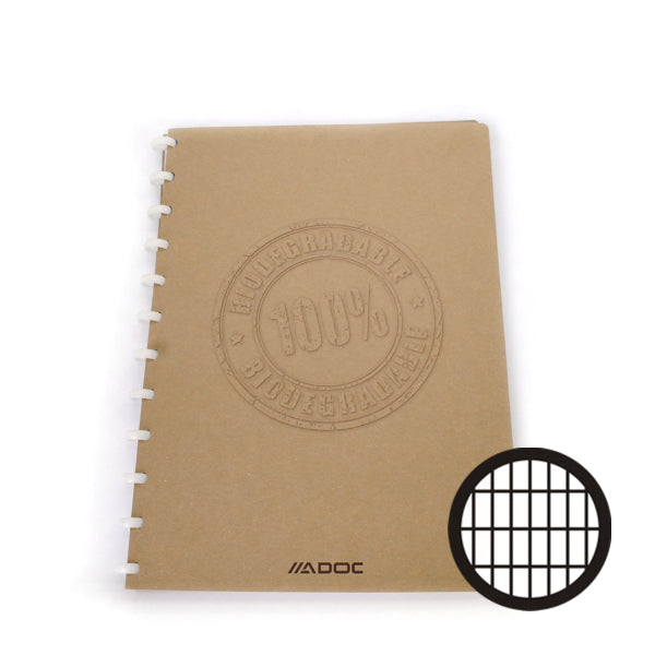 ADOC schrift BIO A4 - geruit 4x8 mm