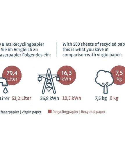 Kopieer papier A4, lichtgrijs - pak van 500 vellen