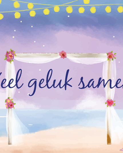 Wenskaart veel geluk samen (F11004)