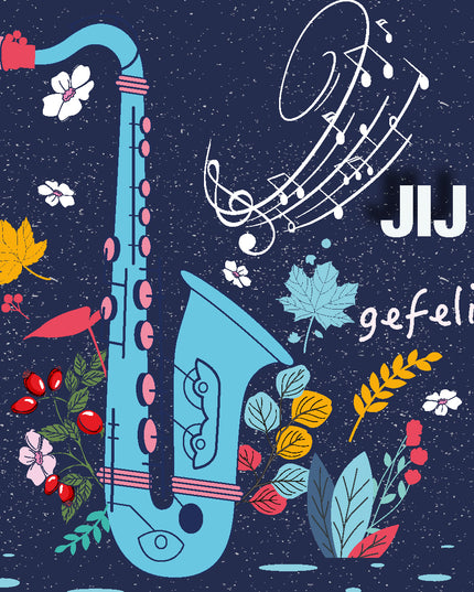 Greeting card, it's your birthday, music (F11005)