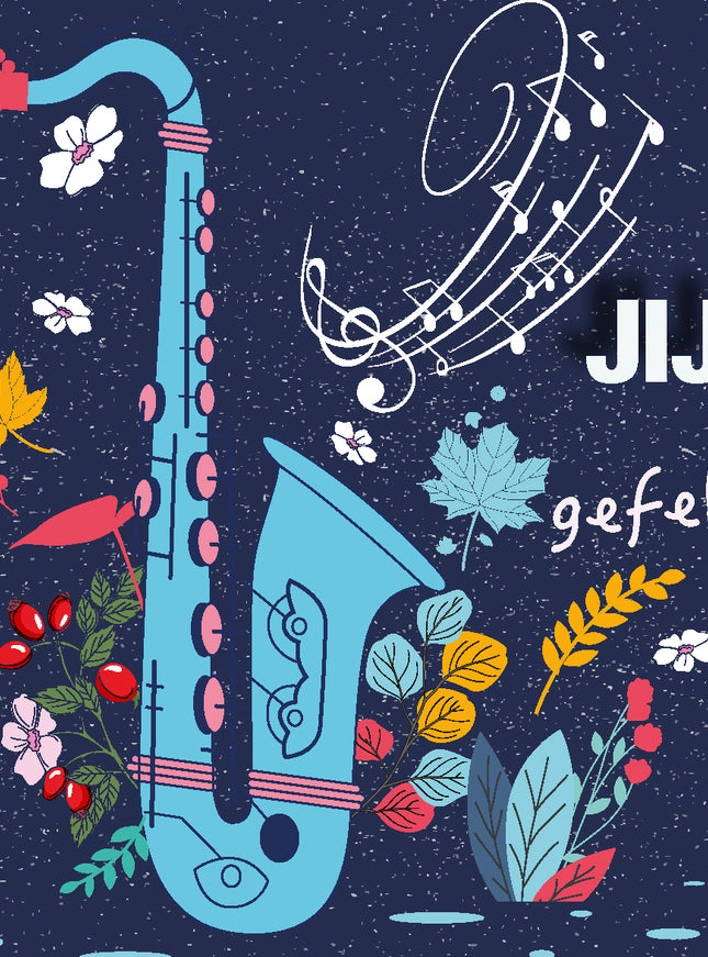 Wenskaart jij bent jarig, muziek (F11005)