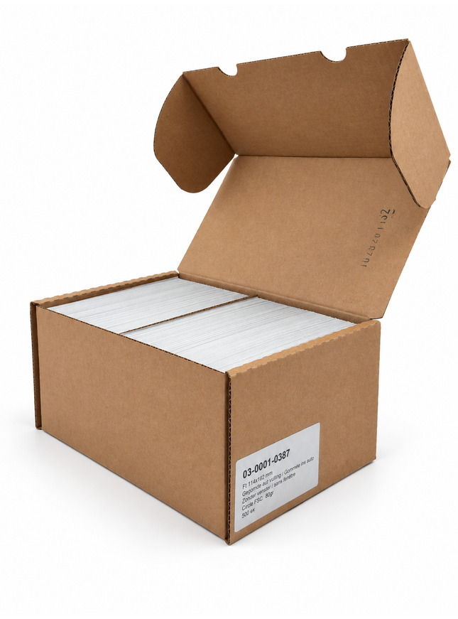 paquet de 50 enveloppes 114x162 mm, 70g - gommées, sans fenêtre