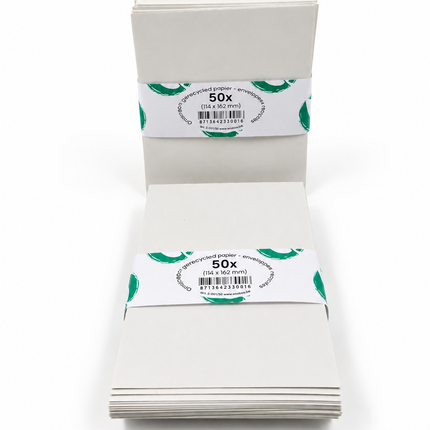paquet de 50 enveloppes 114x162 mm, 70g - gommées, sans fenêtre