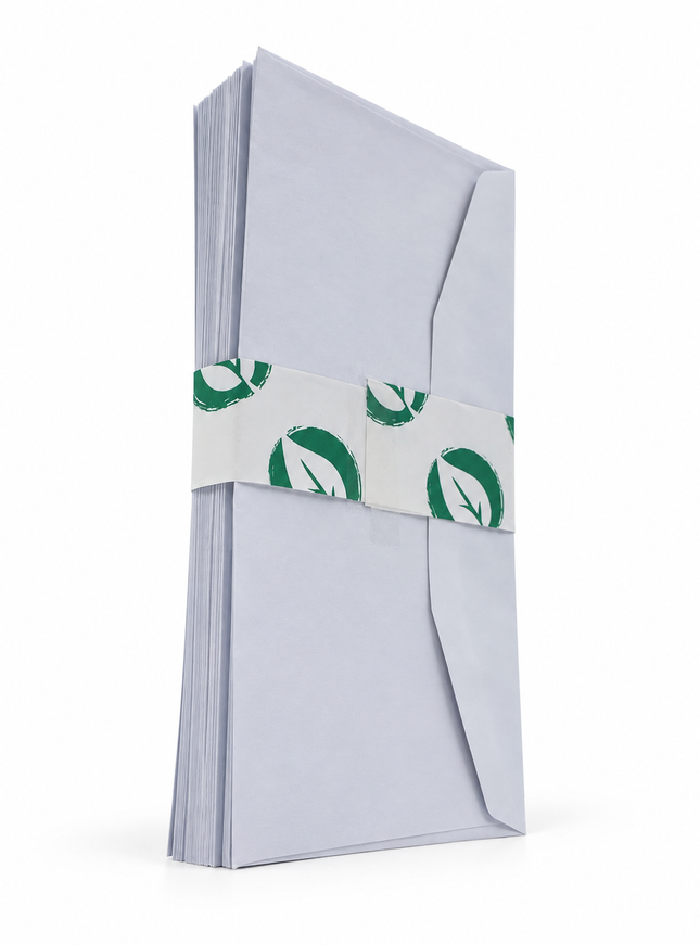 paquet de 50 enveloppes 114x229 mm, 80g - gommées, sans fenêtre