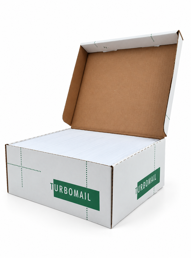 paquet de 50 enveloppes 114x229 mm, 80g - gommées, sans fenêtre