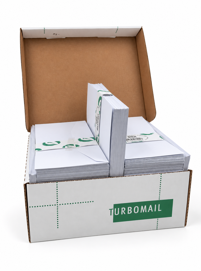 paquet de 50 enveloppes 114x229 mm, 80g - gommées, sans fenêtre
