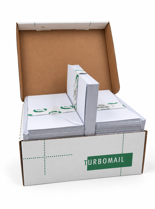 paquet de 50 enveloppes 114x229 mm, 80g - gommées, sans fenêtre