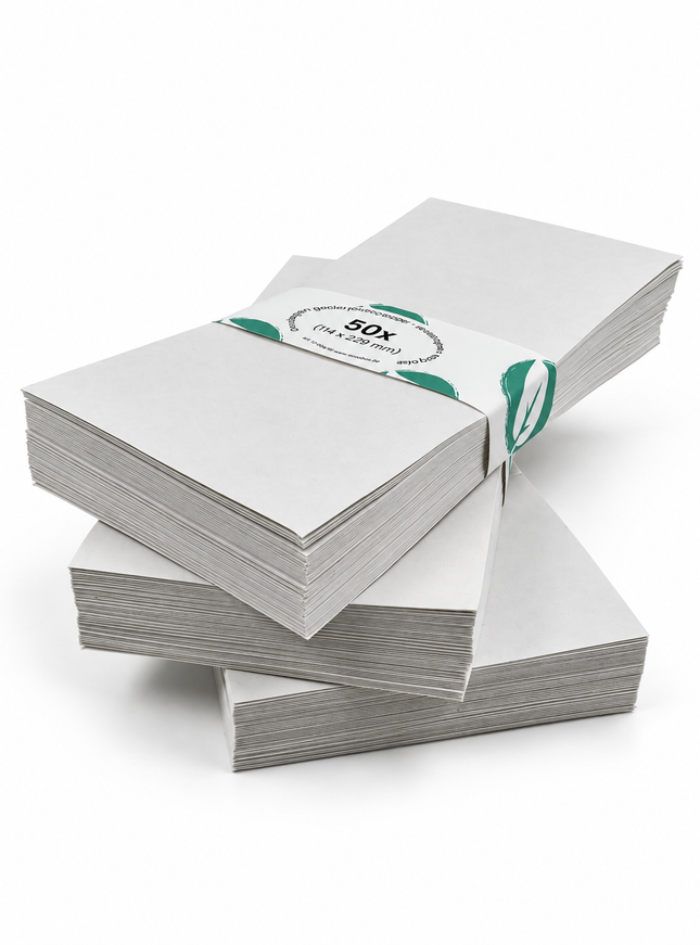 boîte 500 enveloppes 114x229 mm, 80g - bande auto-adhésive, sans fenêtre