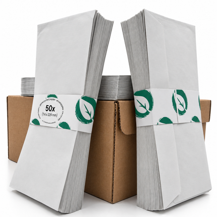 boîte 500 enveloppes 114x229 mm, 80g - bande auto-adhésive, sans fenêtre