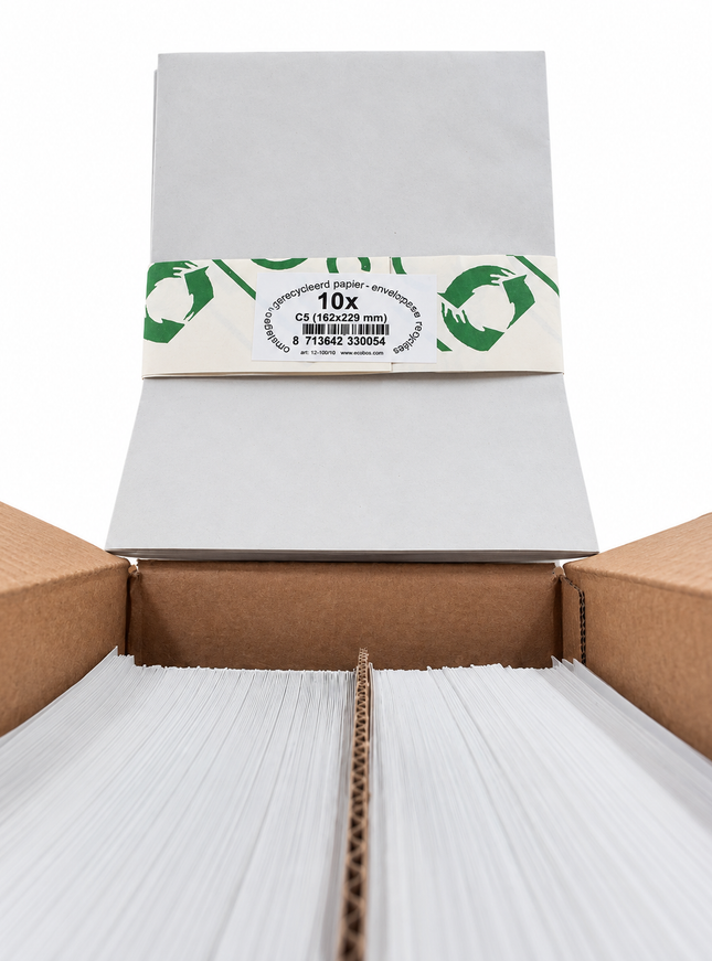 pack 10 enveloppes C5 162x229 mm, 95g