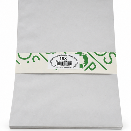 paquet de 10 enveloppes C4 229x324 mm, 95g